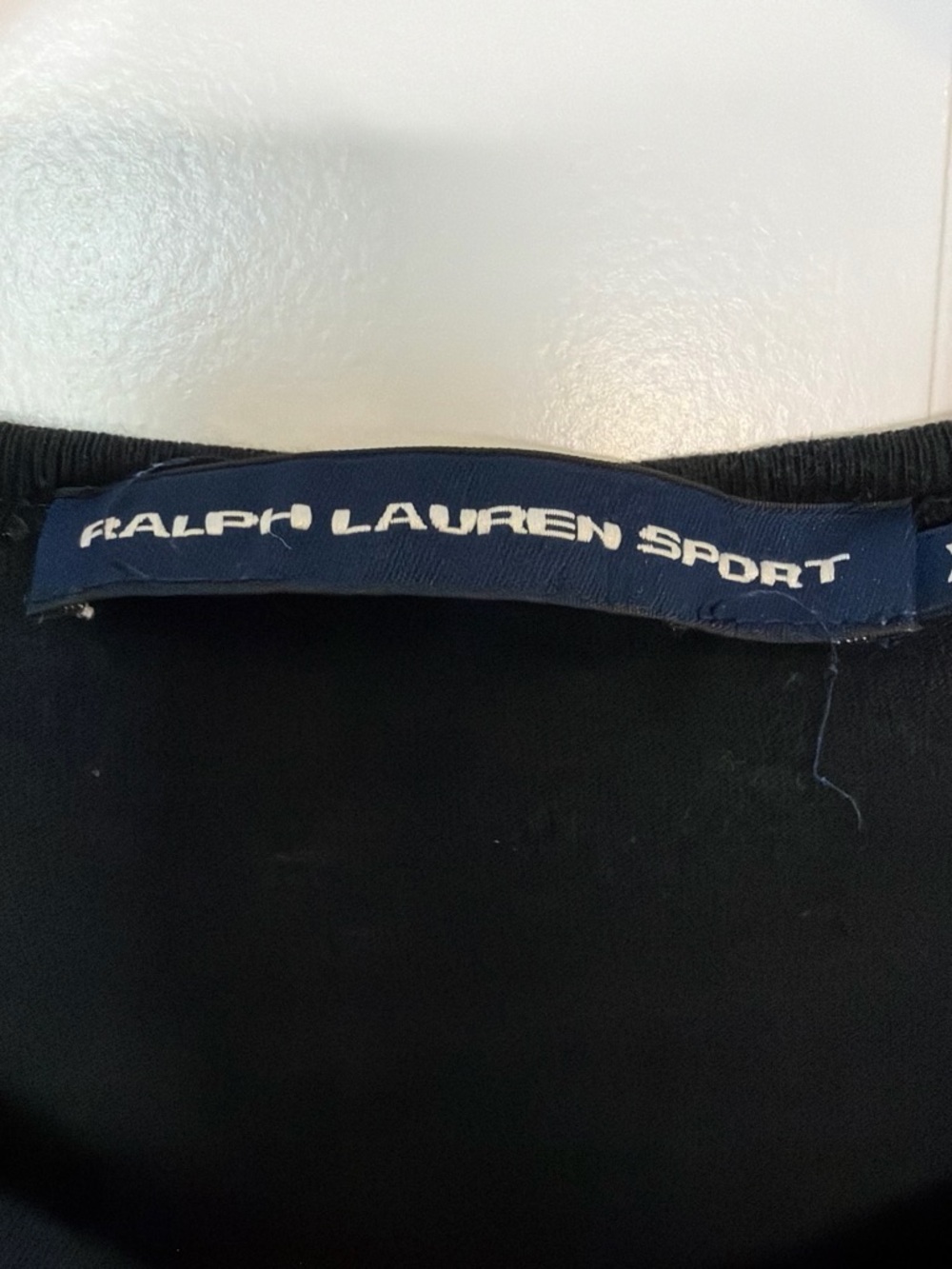 Ralph Lauren Sport Black Signature Logo T-Shirt XL - Picture 3 of 4